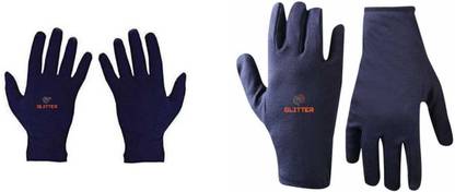 Glitter Cotton Cricket Multipurpose Hand Protect Re-usable Batting Inner Hand Gloves Wicket Keeping Gloves
