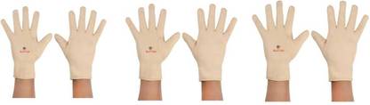 Glitter Cotton Cricket Multipurpose Hand Protect Re-usable Batting Inner Hand Gloves Wicket Keeping Gloves