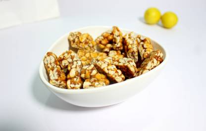 KPN Kovilpatti Kadalai Mittai (Groundnut Chikki Candy) Pack of 4 x 100gm Pouch