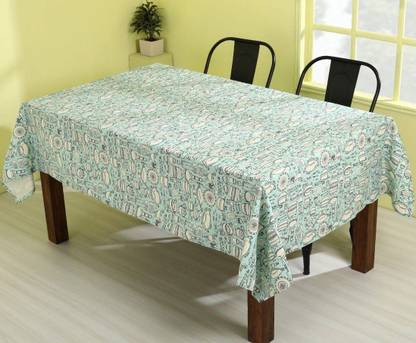 CRAZYWEAVES Printed 4 Seater Table Cover