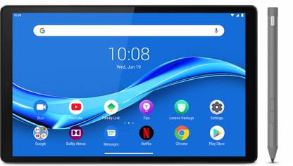 Lenovo M10 FHD Plus (2nd Gen) with Active Pen 4 GB RAM 128 GB ROM 10.3 inches with 4G Tablet (Platinum Grey)
