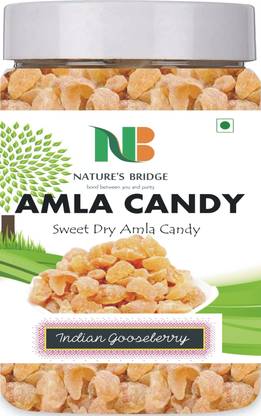 Nature's Bridge Sweet Amla Candy Jar Pack / Dry Amla Candy / Indian Gooseberries Amla Sour Candy