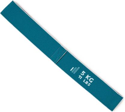 DOMYOS by Decathlon Pilates Mini Band Fabric - 5 kg Blue Resistance Band