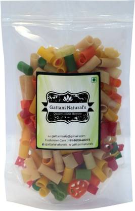 Gattani Sales Ready-to-Fry Mixed Colourful Fryums (Star/Chakra/Fingers) Fryums