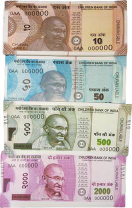 JASHAN Fake Dummy Notes Toy For Children Fake Notes Gag Toy