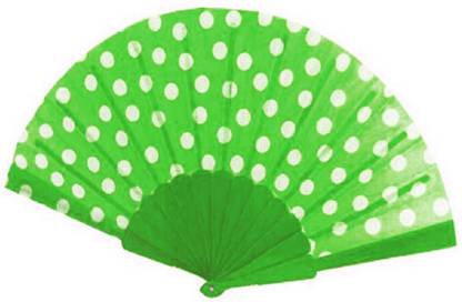 Sjeme Foldable Printed Pink Hand Fan