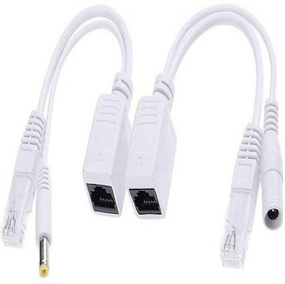 techut Power Over Ethernet PoE Injector Splitter Adapter PoE Cables Lan Adapter