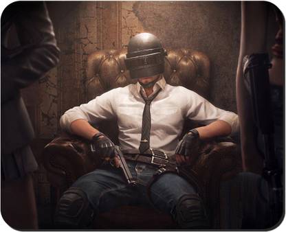 king with queen Attitude Sitting PubG printed mouse pad | game printed mouse pad | mouse pads for boys Mousepad | pack of 1 Mousepad Non Slip Base Mousepad