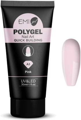 FStyler Poly Nail Gel Finger Extension Pink Polygels Quick Building Nail Art Tips Extended UV Builder Gel 30ml New Pack