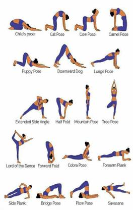 Yoga Posters, Yogasana posters, Yogi Yogini Posters, Wellness poster, Fitness posters-03 Fine Art Print