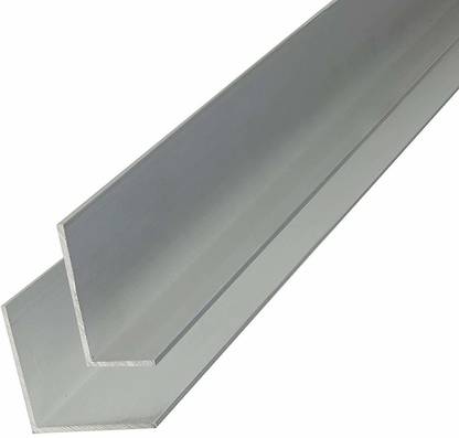 SAIFPRO Aluminum Angle Bar Profile Sections for DIY Project & Other Applications (L Type) 3mm Thickness 11/2''x11/2'' Rebar