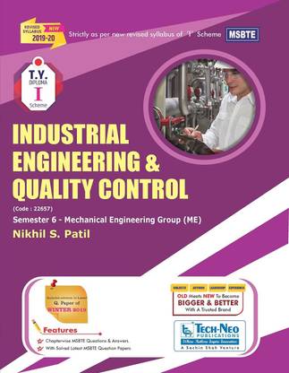 Industrial Engineering And Quality Control ( Sem 6 Mechanical MSBTE Diploma )