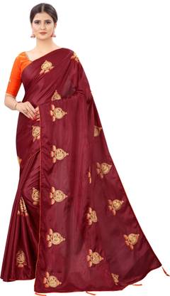 Self Design Bollywood Georgette, Satin Saree
