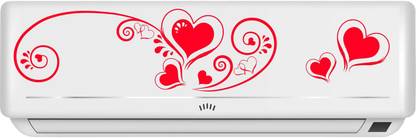 Pixel Print 45 cm AC Sticker Wall Sticker Split Ac Stickers Air Conditioner Sticker Standard Size Removable Sticker