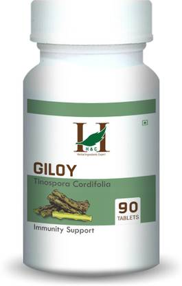 H&C Guduchi / Giloy Tablets 350 mg | For Strengthens Immunity Wellness & supports