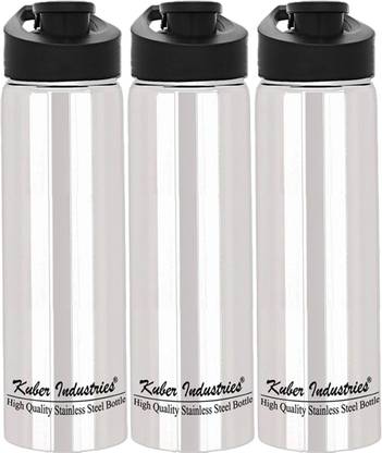 KUBER INDUSTRIES 1000 ml Steel Bottle