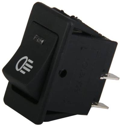 Techpugg 12V 35A Universal Car Fog Light Rocker Switch LED Dash Dashboard 4Pin 1 Car Dash Switch Panel