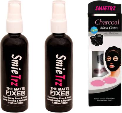 SMIETRZ The Matte Flxer 200ml & Charcoal Mask Cream