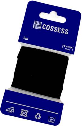 Cossess Knitted Black Elastic