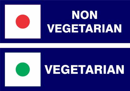 ZEDEF VEG & NON VEG Emergency Sign