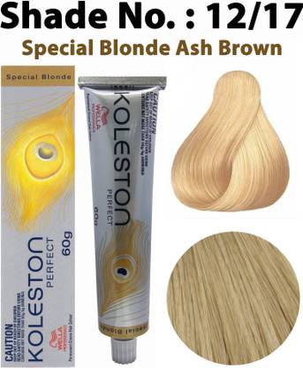 Wella Professionals Koleston Perfect Special Blonde Hair Color 12/17 Colorant Tube 60g , Special Blonde Ash Brown