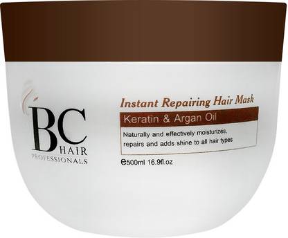 Berina BC Instant Repairing Hair Mask with Keratin and Argan Oil, 500ml