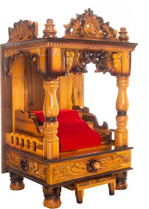 devghar Solid Wood Home Temple