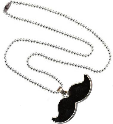M Men Style Small Mustache Beard Zinc