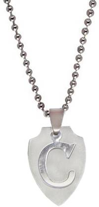 M Men Style Alphabet letter "C" Cutting Stainless Steel