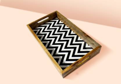 magnifique zig zag print Tray
