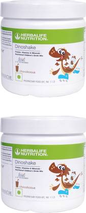 Herbalife Nutrition Dinoshake Chocolate 200 gm ( Pack Of 2 Combo) Plant-Based Protein