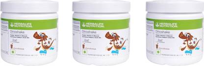 Herbalife Nutrition Dinoshake Chocolate 200 gm ( Pack Of 3 Combo) Plant-Based Protein