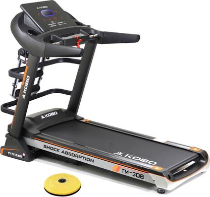 कोबो TM-308 4 H.P Auto Incline Multi Function Massager with Full LED Screen (Free Installation Assistance)Treadmill ट्रेडमिल