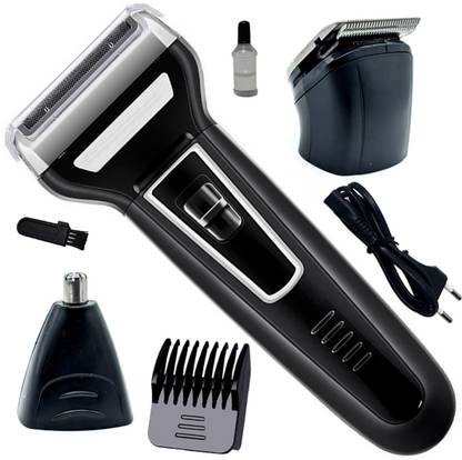 ghc 3in1 Waterproof Rechargeable Professional Nose & Fully Waterproof Grooming Kit 120 min  Runtime 3 Length Settings