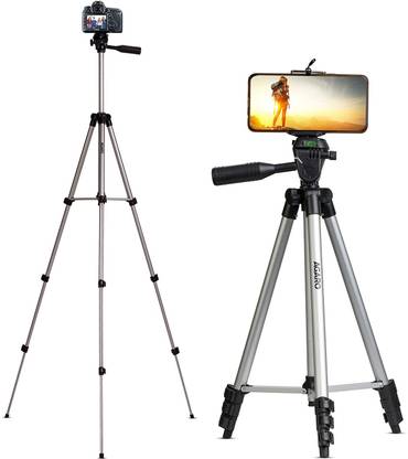 AGARO Camera Tripod 50 Inch with Smartphone Holder Tripod