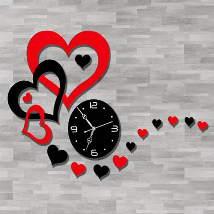 Dashing Analog 46 cm X 55 cm Wall Clock