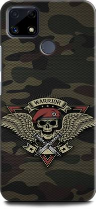 WallCraft Back Cover for Realme C25, RMX3193 ARMY, WARRIOR TEXTURE, UNIFORM, MILITARY, COMO, DRESS CODE