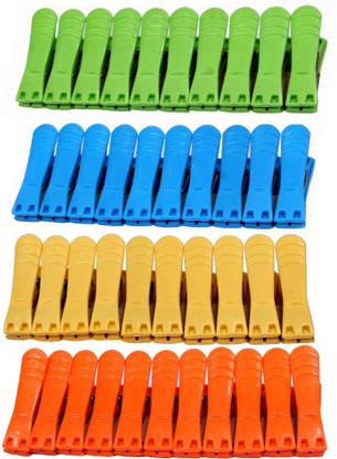 PEMIC CLIP 40 Strong Plastic Cloth Clips