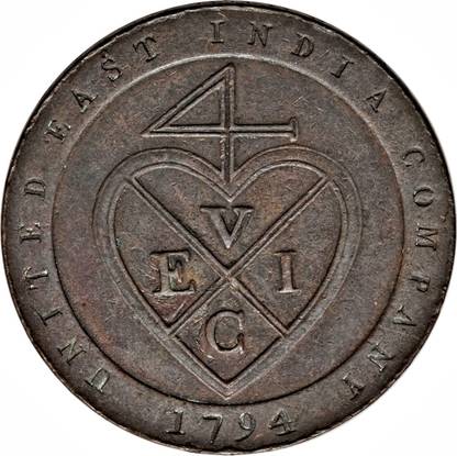 Numismatic east india company 1794 love Modern Coin Collection
