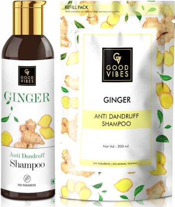 GOOD VIBES Anti Dandruff Shampoo Combo - Ginger