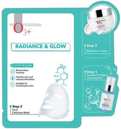 O3+ Instant Home Facial Radiance & Glow Facial Kit for Blemish Control & Instant Glow