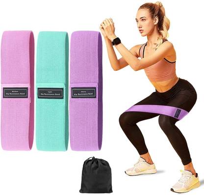 CARDIORAMA XI 120-QA-Hip Circle Resistance Bands Set of 3 | Booty Bands Resistance Band