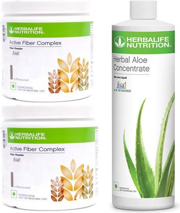 HERBALIFE Active Fiber Complex 2PCS + ALEO CONCENTRATE 1PCS Nutrition Drink