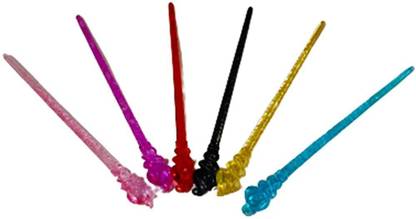 Avanti Creation Plastic Hair Juda Sticks for Women,Hair Stick for Bun 6.5 Inches Bun Stick