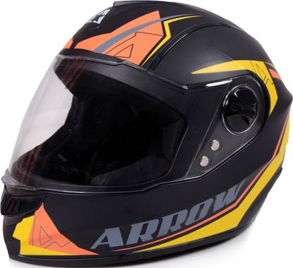 Aaron ALPHA DECOR OR MATT BLACK SIZE L Motorsports Helmet