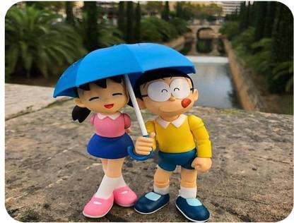 king with queen Couple Nobita and Sijuka printed mouse pad | game printed mouse pad | mouse pads for boys Mousepad | pack of 1 Mousepad Non Slip Base Mousepad