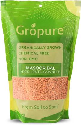Gropure Organic Red Masoor Dal