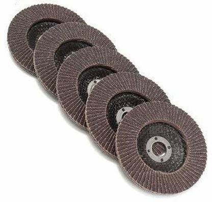 Nagarik Stores 60 Grit Flap Sanding Disc , 5pc Emery Sandpaper