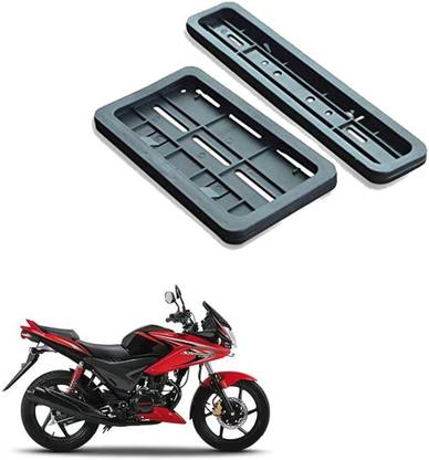 Vagary Bike Number Plate Frame (Standard Size for All Bikes) (Front & Back) -030 Bike Number Plate