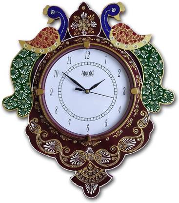 AJANTA Analog 36 cm X 31 cm Wall Clock